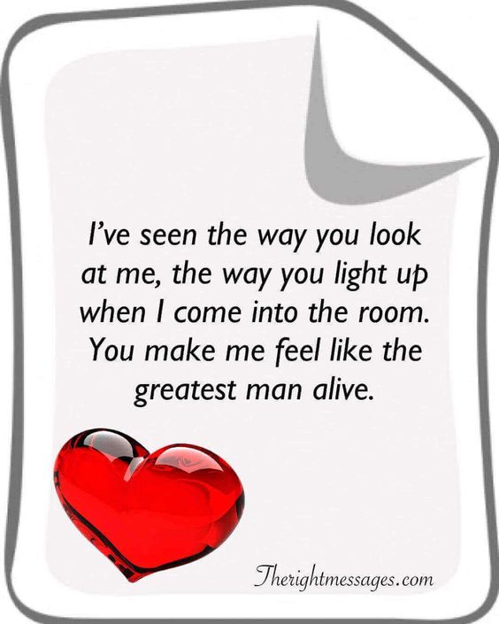 I've seen the way you look at me quote
