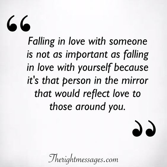 Falling in love with someone