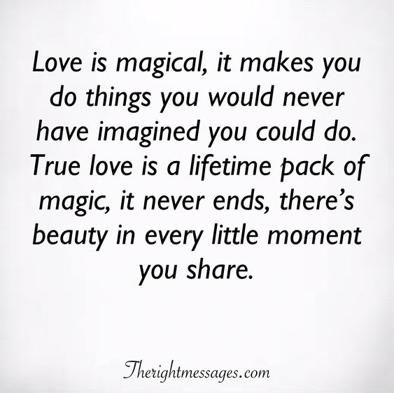 Love is magical