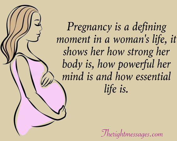 Pregnancy is a defining moment in a woman’s life