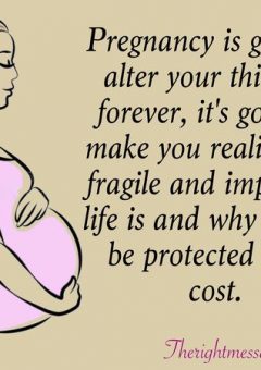 Pregnancy is going to alter Pregnancy Quote