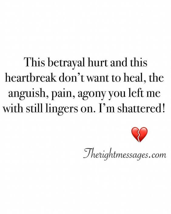 betrayal hurt