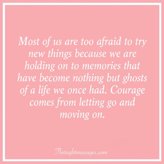 letting go and moving on