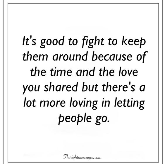 letting people go