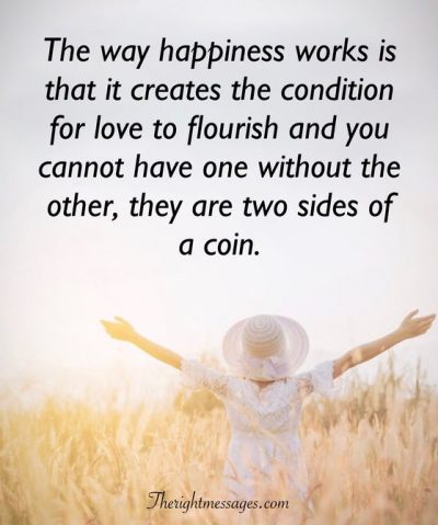 love and happiness quote