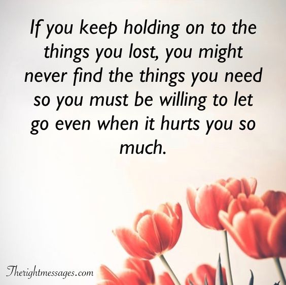 willing to let go
