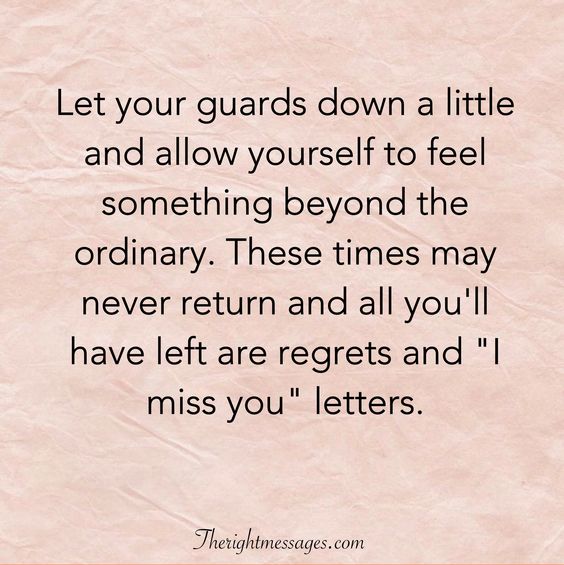 “I miss you quote” letters
