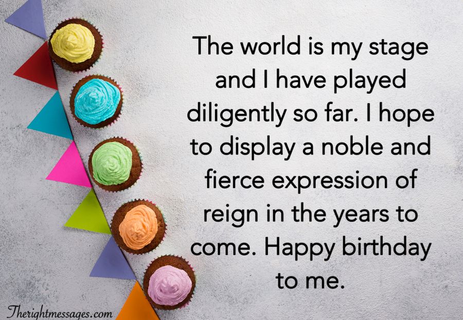 Short & Long Birthday Wishes For Myself - The Right Messages